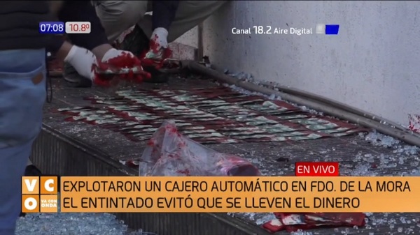 Detonaron un cajero automático en Fernando de la Mora - Noticias Paraguay