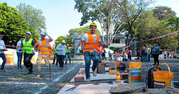 La Nación / Este sábado será la gran final de la competencia de albañiles