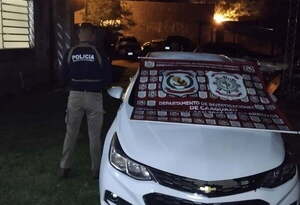 Incautan vehículo con chapa presuntamente clonada en San José - Noticiero Paraguay