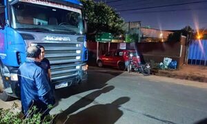 Camión de gran porte arrolló a un peatón