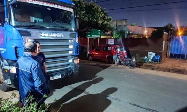 Camión de gran porte arrolló a un peatón
