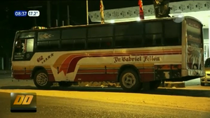 Chofer es detenido tras caída de pasajera de un ómnibus en Capiatá
