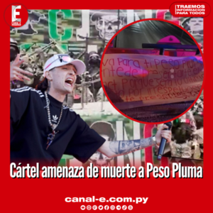 Peso Pluma se suma a lista de artistas que fueron amenazados por criminales de México.