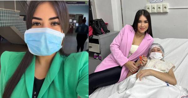La Nación / “Se irá recuperando de a poco”: Laurys fue a visitar a Mía tras cirugía en IPS