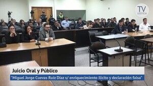 Miguel Cuevas liga condena de cinco años por enriquecimiento ilícito