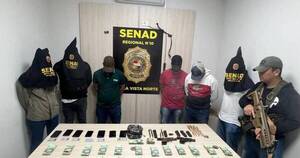 La Nación / Capturan a presuntos acopiadores de marihuana e incautan G. 257 millones