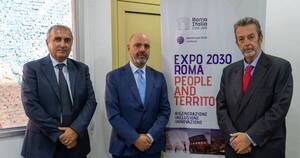 La Nación / Expo 2030: delegación promotora de Roma arriba a nuestro país