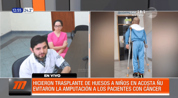 Primeros trasplantes de huesos en el Pediátrico “Acosta Ñu” | Telefuturo