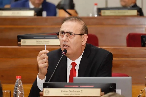 Caso ‘A Ultranza’: Declaran inhibición de bienes al senador Erico Galeano
