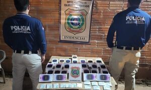 Recuperan más celulares y dinero de lo robado en depósito
