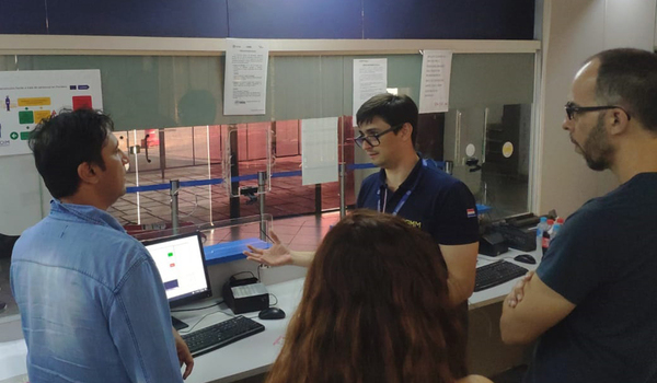 Realizan relevamiento técnico en zona primaria del Puente de la Amistad