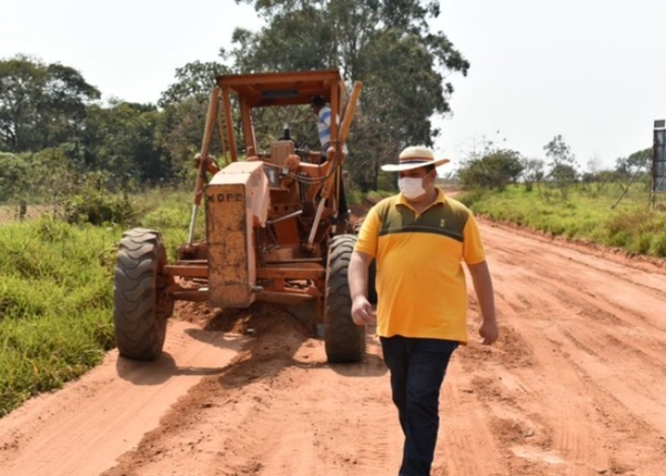 MOPC no reparo caminos vecinales en Amambay por falta de ´gestión´ de Juancho Acosta