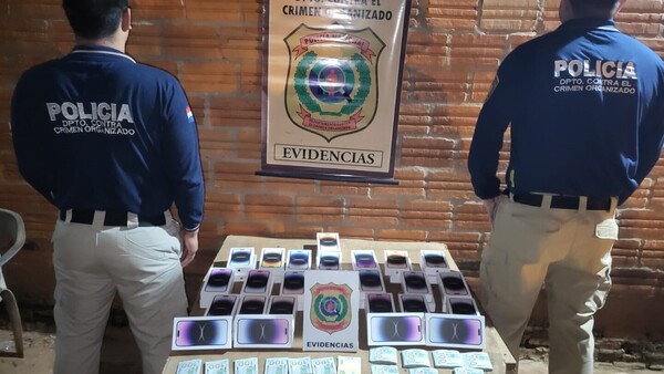 En allanamientos, recuperan casi 60 celulares robados en Ciudad del Este