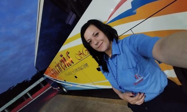 ¡Presentan a la primera mujer tripulante de empresa de transporte guaireño!