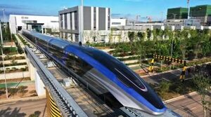 Éxito total en China en la prueba del tren que levita, alcanza los 453 km/h