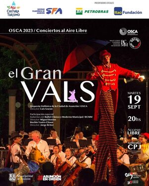 "El Gran Vals", presentación de la OSCA con Bochín Teatro y el Ballet Municipal - .::Agencia IP::.
