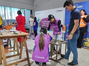 Minga Guazú: construyen sillas para niños de Teletón - ABC en el Este - ABC Color