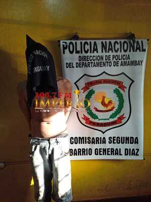 Policía incauta motocicleta robada y detiene a supuesto autor en el barrio San Blas - Radio Imperio 106.7 FM