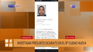 Investigan posible caso de sicariato en Asunción - Noticias Paraguay