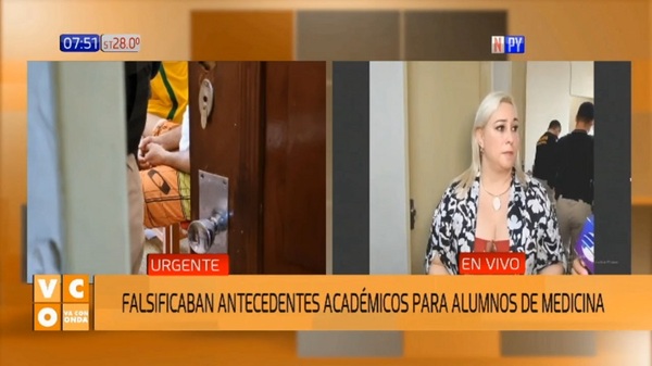 Caen supuestos falsificadores de antecedentes académicos para estudiantes de medicina - Noticias Paraguay