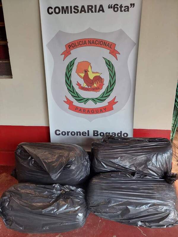 GUARDIA DE PARADA DE ÓMNIBUS HALLA 6 BOLSAS CON MARIHUANA EN CORONEL BOGADO