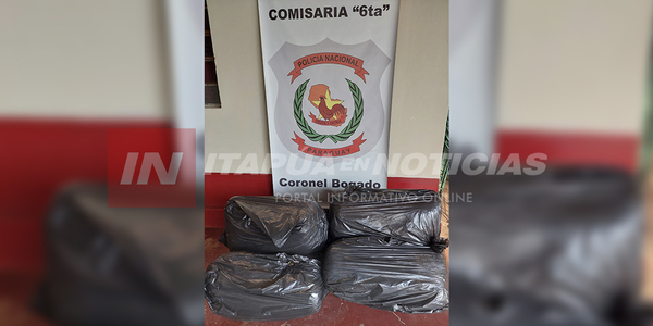 CNEL. BOGADO: ENCONTRARON 6 BOLSAS CON SUPUESTA MARIHUANA EN PLENA PARADA DE ÓMNIBUS - Itapúa Noticias