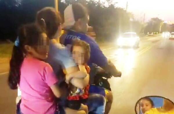 Sacaron de circulación a un padre borracho e irresponsable •