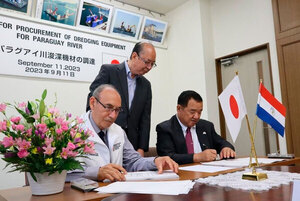 Paraguay y Japón firman contrato para construcción de draga | 1000 Noticias