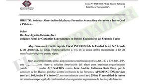 Acusan a abogado cercano a RGD por apropiarse de cheques y pagarés por valor de G 825 millones 