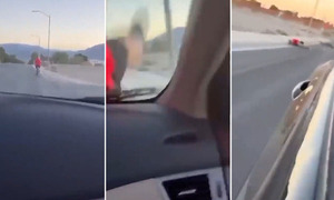 EE.UU: Adolescentes atropellaron  intencionalmente a un ciclista y lo graban en video