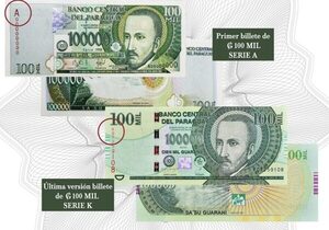 Diario HOY | Las series de billetes de 100.000 y de 50.000 que están vigentes
