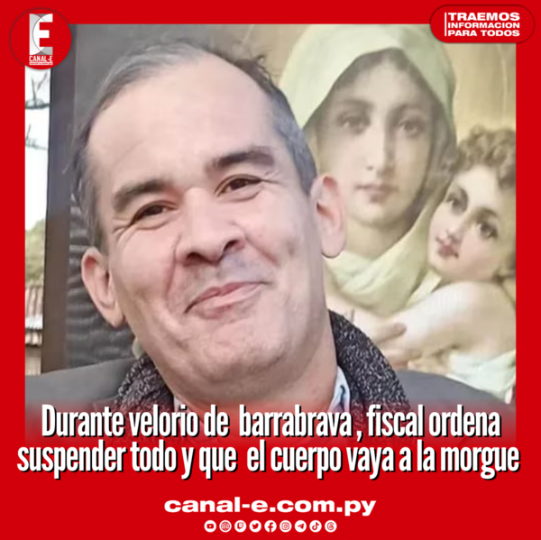 Durante velorio de barrabrava , fiscal ordena suspender todo y que el cuerpo vaya a la morgue
