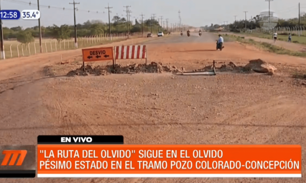 "La ruta del olvido'': tramo Pozo Colorado-Concepción | Telefuturo