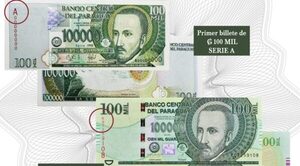 LAS SERIES DE BILLETES DE 100.000 Y DE 50.000 QUE ESTÁN VIGENTES