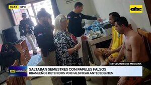 Video: Falsificaban documentos para adelantar semestres - ABC Noticias - ABC Color