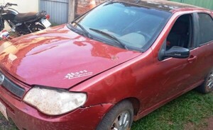 Abandonan vehículo que había sido hurtado en Minga Guazú
