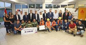 La Nación / Campeonato Nacional de Albañiles premió a equipos ganadores