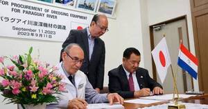 La Nación / Japón y Paraguay firman contrato para construir equipos de dragados como parte de cooperación
