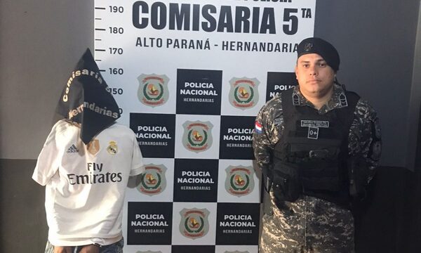 Capturan a sujeto con «rosario» de antecedentes