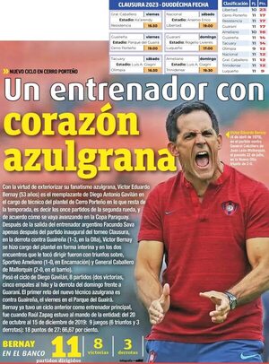 Un entrenador con corazón azulgrana - Fútbol - ABC Color