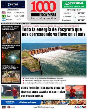 19 Setiembre 2023 | 1000 Noticias