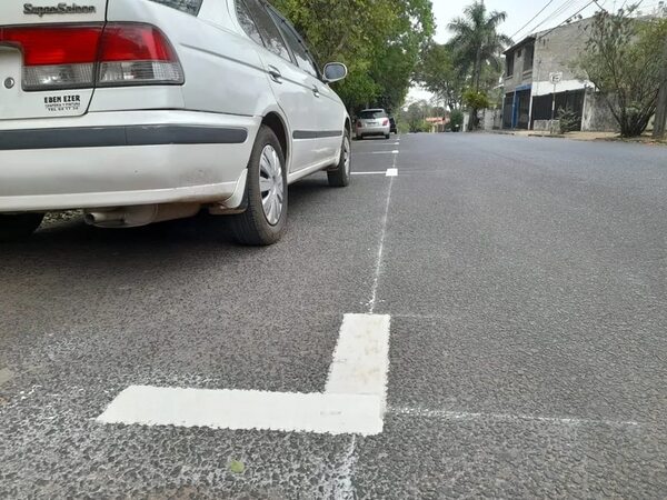 Estacionamiento tarifado: Parxin ya señalizó varias calles de Sajonia anoche - Nacionales - ABC Color