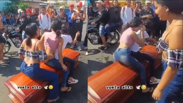 El funeral que se volvió viral: más de 10 millones de reproducciones del perreo sobre ataúd