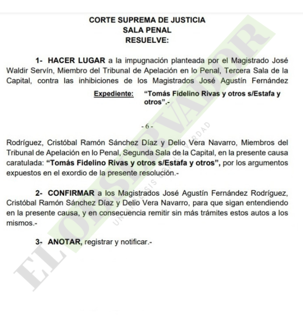 Camaristas son confirmados en causa contra exdiputado Rivas