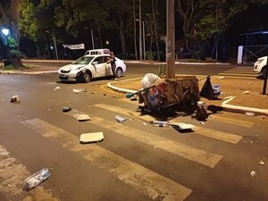 Reciclador fue atropellado en el microcentro de Ciudad del Este - ABC en el Este - ABC Color