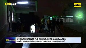 Video: Un adolescente fue baleado por asaltantes  - ABC Noticias - ABC Color