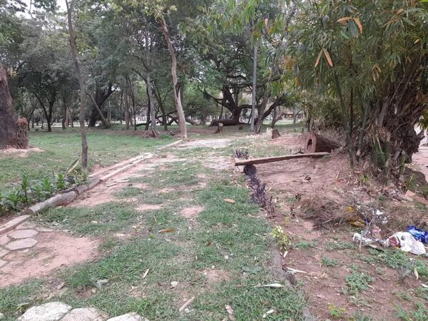 Parque Caballero: a pesar de los intentos de mejoras, la inseguridad y falta de mayor cuidado siguen vigentes - Nacionales - ABC Color
