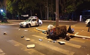 Reciclador quedó grave tras ser atropellado por un automóvil