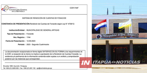 MUNICIPALIDAD DE GENERAL ARTIGAS REALIZÓ RENDICIÓN DE CUENTAS EN TIEMPO Y FORMA - Itapúa Noticias