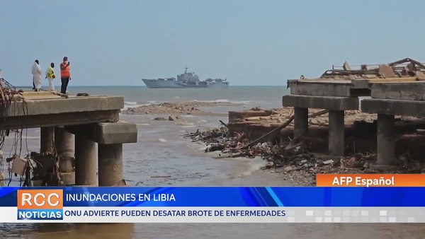 La ONU advierte que inundaciones en Libia pueden desatar brote de enfermedades